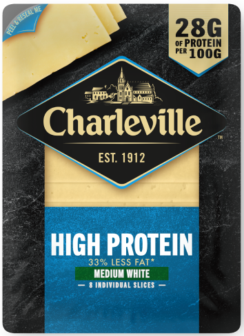 HIGH PROTEIN WHITE CHEDDAR SLICES